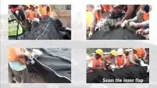ACEContainer&reg; Geotextile Container Installation for Dredged Sediment Disposal