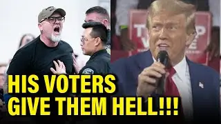 Trump supporters TURN ON HIM at Republican TOWN HALL