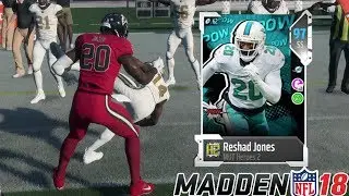 MUT HERO | RASHAD JONES WITH THE CRAZY HIT POWER!! | MADDEN 18 ULTIMATE TEAM