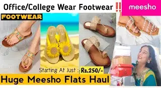 Meesho Footwear for Office/College | Try on Haul | Starts at- ₹250 | Honest Review |
