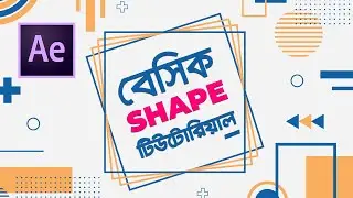 After Effects || Basic Shape Tutorial || বাংলা টিউটোরিয়াল ||
