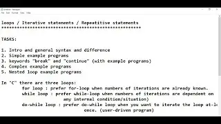 Loops in C : Part-1