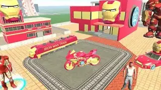 Franklin Change House to Iron Man City in Indian Bike Driving 3D