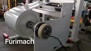 Fiberglass / paper/label paper slitter for Max. 1200mm diameter