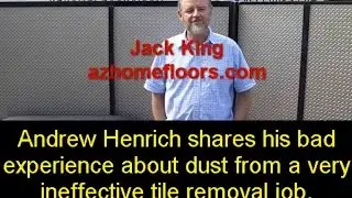 Dust Free Phoenix Tile Removal Crew - Don't Make These Mistakes