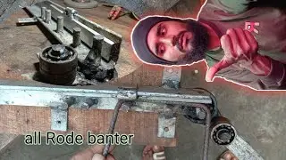 Powerful manual metal bender | metal bender | round bar bender | simple home made metal bender