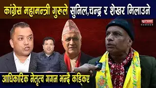 कांग्रेस महामन्त्री गुरुराजको ताजा अन्तर्वार्ता:सुनिल,चन्द्र र शेखर मिलाउने घोषणा,नेतृत्व गगन