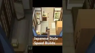 Sims 4 Speed Build | Japanese Style Entrance #sims4 #gameplay  #interiordesign #speedbuild