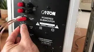 SONY CFS-F5S vs CANTON Powered subwoofer for more bass