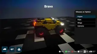 Voxel Vehicle Game Dev - Garage / Loadout Selection