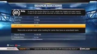 Madden 13 Ultimate Team Pro Bowl Reward