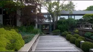 Frank Lloyd Wright Inspired Waterfront Home