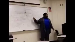 Lecture in Multicultural Counseling class/Fresno State