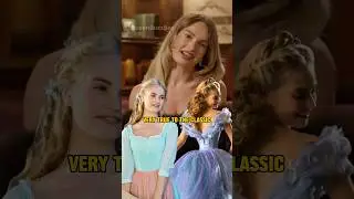 Lily James Shares Her Memories of Wearing the Iconic Cinderella Dresses ✨ #LilyJames #shorts