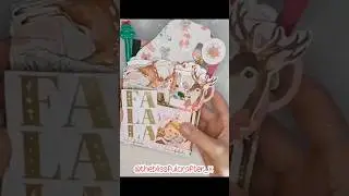 Santa Tag with Loaded  Pocket by KSCRAFT😍