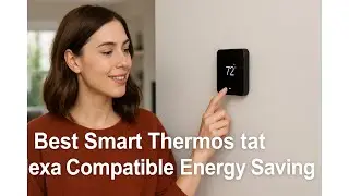 🏠 Лучший умный термостат, совместимый с Alexa, энергосберегающий | Умный термостат Meross для дома 🏠
