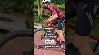 Steepest Brick Road in the World (Illinois, USA) 😱