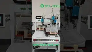 Automatic screw assembly machine with 3 screw fastening heads