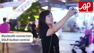 Bluetooth remote shutter with selfie light mirror