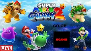 Super Mario Galaxy 2 Live Stream CO-OP Ft JSGames Part 9 Finale Finally Completing This Game