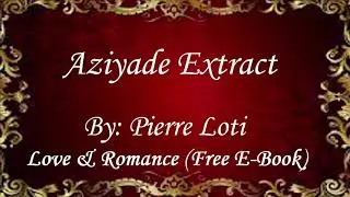 Aziyade Extract | Audiobooks | Books | Free E-Books