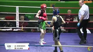 2024 National U18 Championship 48kg Alfie Jordan (Olympic L) V Antonio Bozkaya (East Meath)
