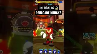 Unlocking Renegade Knucks (Sonic Speed Simulator)