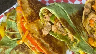 Easy Delicious Flatbread Vege Soy Wrap || How To Make Vege Soy Flatbread Wrap || Vegetarian Recipe