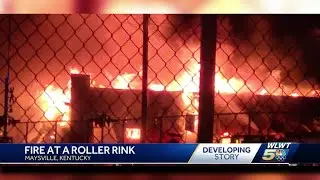 FD: Massive fire breaks out at iconic roller rink in Northern Kentucky