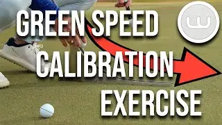 How The PROS Calibrate Putting Speed Control!