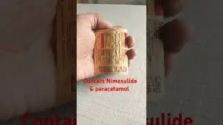 Maysulide plus gold tablet (Nimesulide & paracetamol)#painkiller #paracetamol #medicine