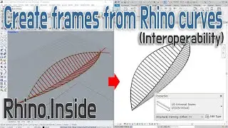 Rhino Inside Tutorial | Create structural framing in Revit using Rhino curves