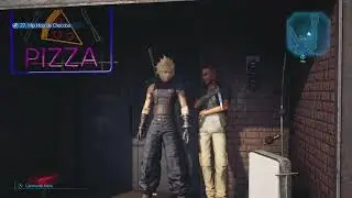 Knife guy whispering secrets to Cloud.