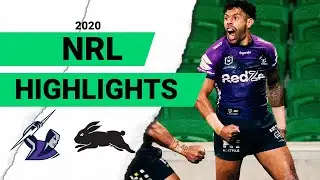 NRL Highlights | Storm v Rabbitohs Match Highlights | Round 4 2020 | Telstra Premiership | NRL