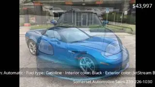 2011 JetStream Blue Chevrolet Corvette GS Convertible 3LT - Fort Myers, FL 33912 - Used Cars