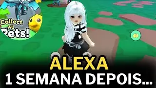 Uma semana com o NOVO pet EX&Oacute;TICO na conta da ALEXA