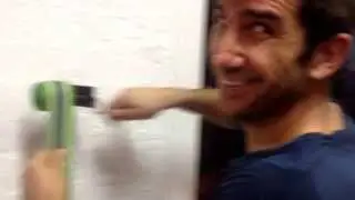 Corporate Fitness Centre boxing trainer Hakan 'Saggy' Saglam keepin it old school with the instawrap