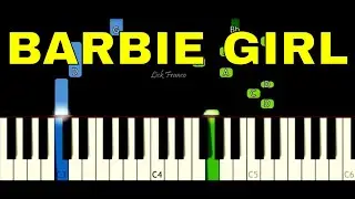 Barbie Girl | EASY Piano Tutorial