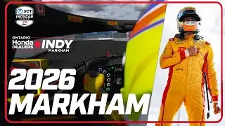 Alex Palou Laps Around Markham Proposed Track Layout - IndyCar 2026