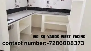 House for sale 150 sq yards west facing kismathpur Bandlaguda jagir 