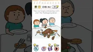 brain test level 343 #shorts #braintest #trickypuzzles #walkthrough #game #gameplay
