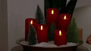 Luminara 5-pc Assorted Flameless Pillars w/Gift Box and Remote on QVC