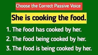 English Grammar Quiz Active Voice Passive Voice Practice