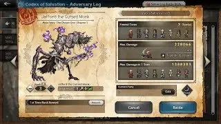 Jafford the Cursed Monk EX3 in 7 Turns | Octopath Traveler COTC
