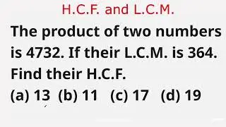 H C F  and L C M. | Question 126