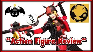 Mezco Toyz One:12 Collective Previews Exclusive Playing for Keeps Harley Quinn figure review.