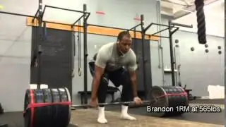 CrossFit Humanity: Brandon 565lbs deadlift attempt