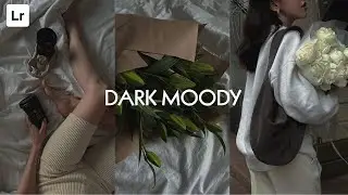 Dark Moody Preset | Aesthetic Lightroom Preset Free DNG | Lightroom editing tutorial aesthetic