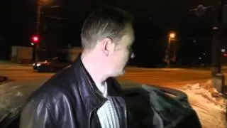 Пьяный дрифтер. 4.12.2013. Место происшествия