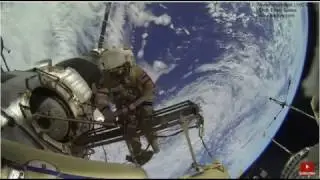 satellite repair on space